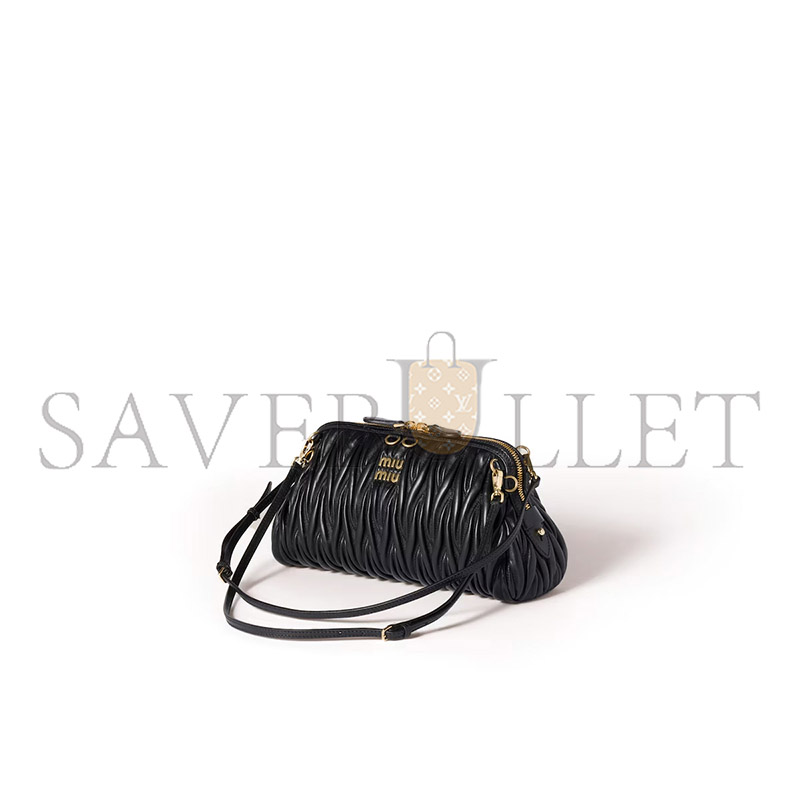 M1v M1v caprice matelassÉ nappa leather clutch 58f130 (28*14.5*10cm)